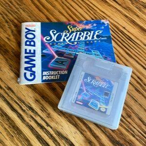 Nintendo Game Boy game Super Scrabble Crossword Game